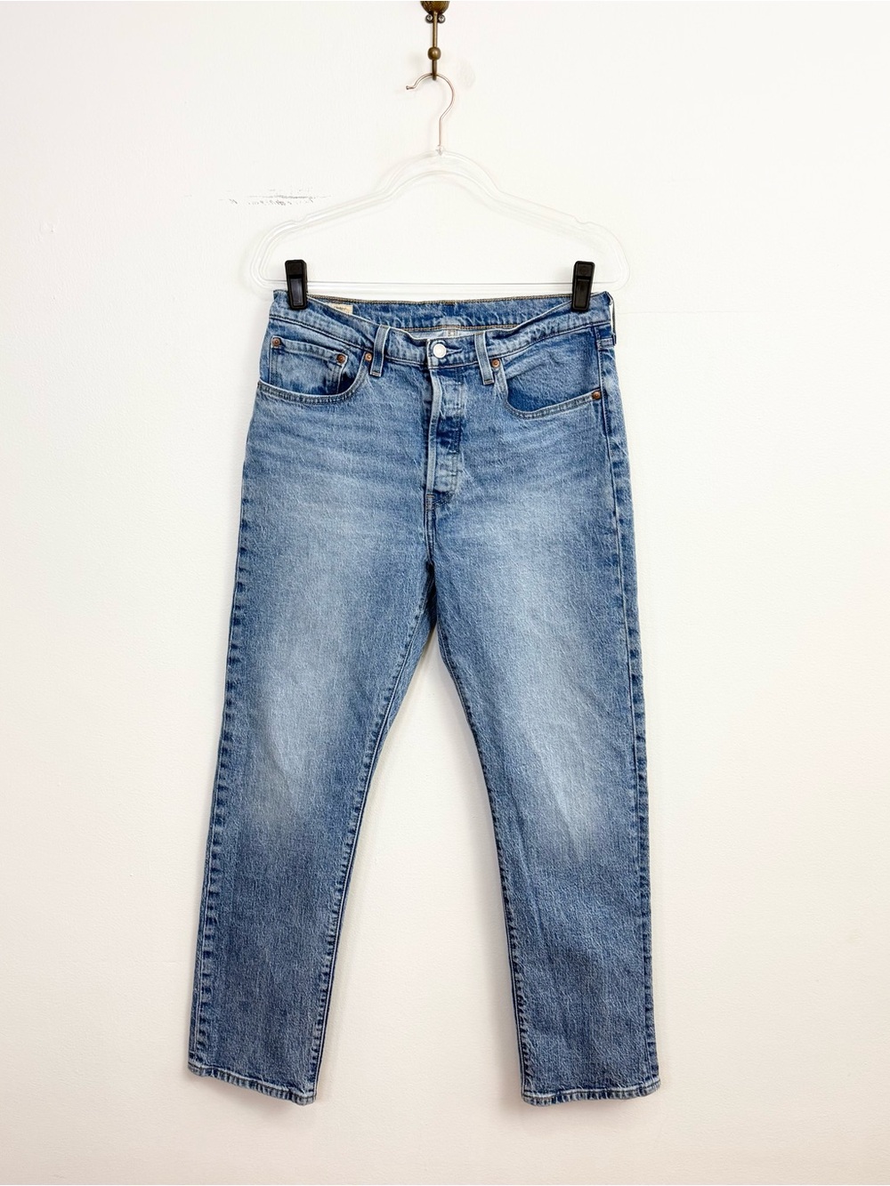 Levi’s 501 Original Straight Light Wash Jeans 31x30 - Picture 2 of 7